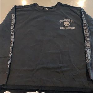 Harley-Davidson Skull Long Sleeve Tee - Black